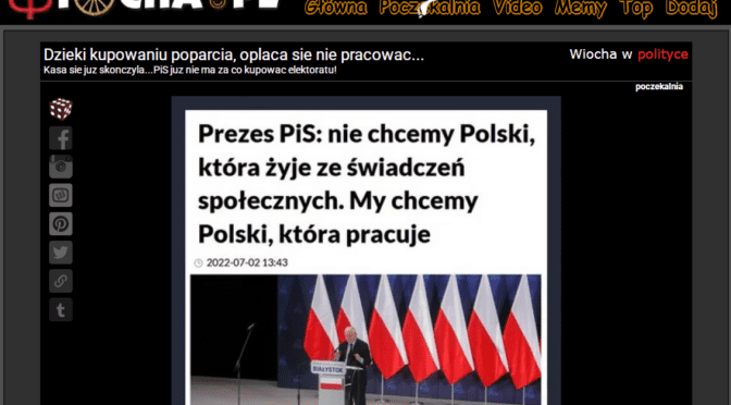 Wiocha.pl – następna strona, na której nie wszystko wchodzi na główną